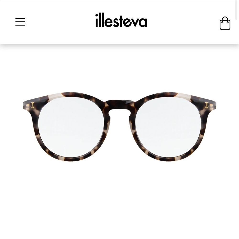 Illesteva Sterling Frames in White Tortoise
